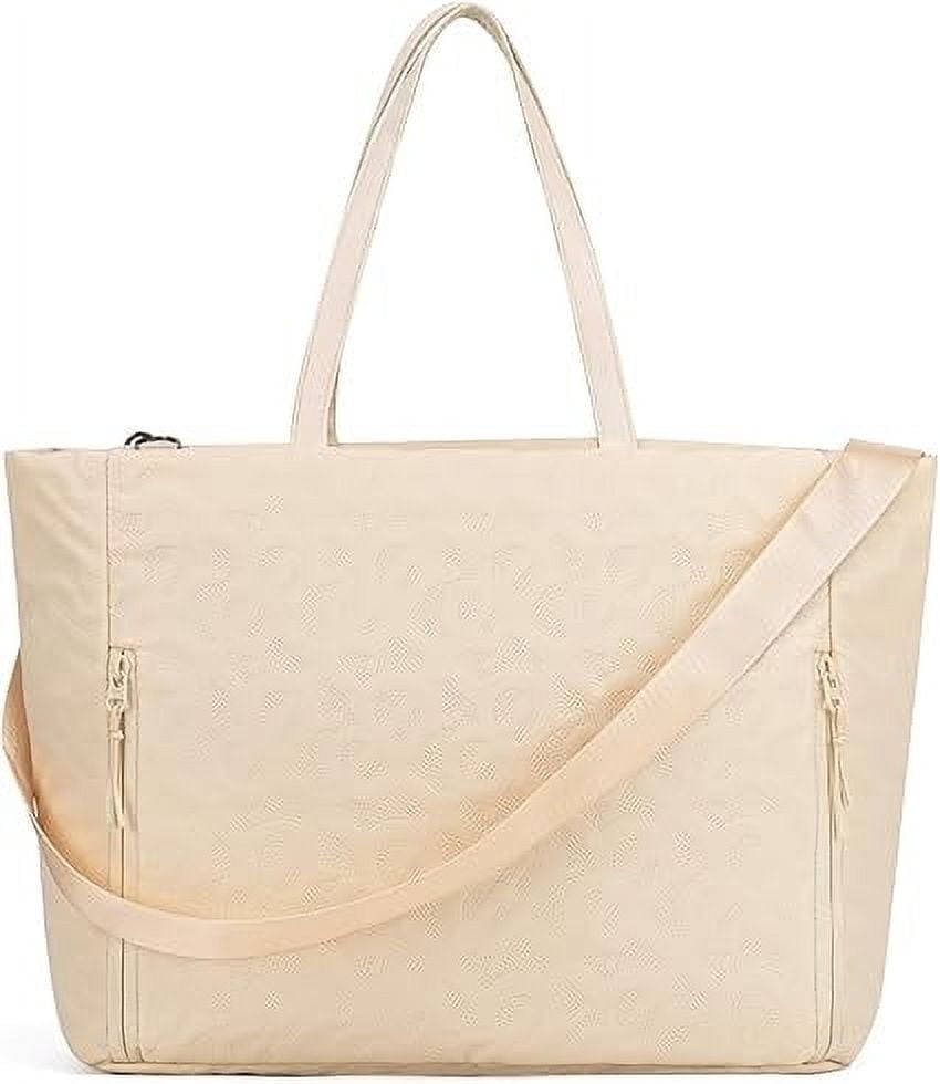 Kabaqoo Shoulder Bag with Compartments, Large Laptop Clutch Tote Handbags