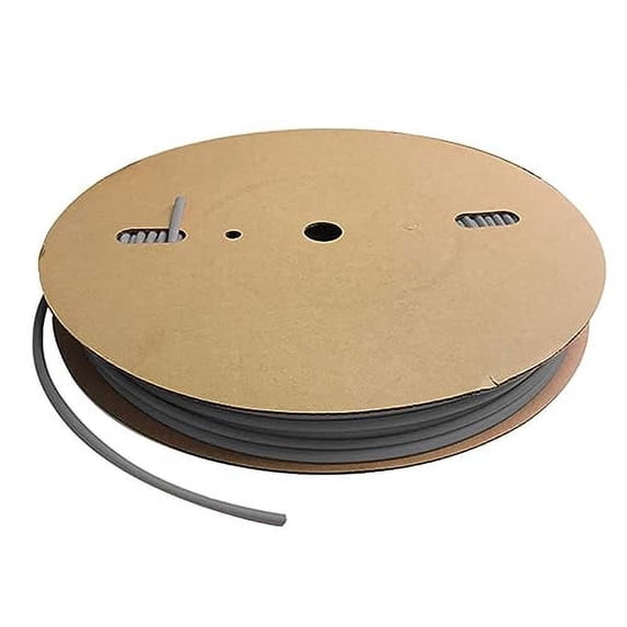 Kable Kontrol 2:1 Polyolefin Heat Shrink Tubing - 3/16" Inside Diameter - 250' Length - Gray