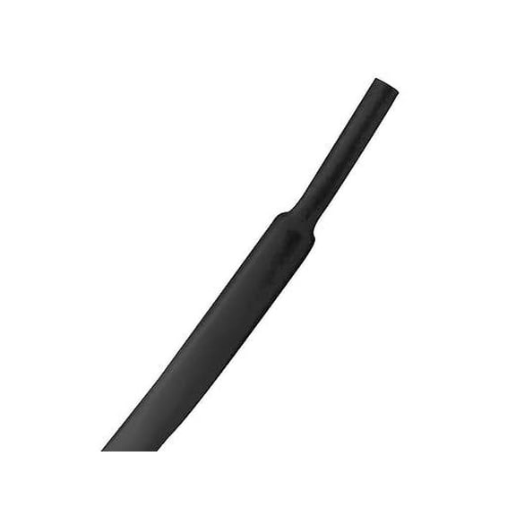 Kable Kontrol 2:1 Polyolefin Heat Shrink Tubing - 3/4" Inside Diameter - 10' Long - Black