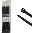 thumbnail image 1 of Kable Kontrol Black Zip Ties - 14" Inch Long - UV Resistant Nylon - 50 Lbs Tensile Strength - 100 pc Pack, 1 of 6