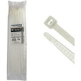 thumbnail image 1 of Kable Kontrol Clear Zip Ties - 14" Inch Long Heavy Duty - Natural Nylon - 120 Lbs Tensile Strength - 100 pc Pack, 1 of 6