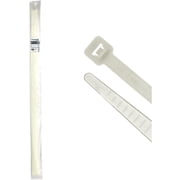 Kable Kontrol Clear Zip Ties - 60 Inch Long Heavy Duty - Natural Nylon - 175 Lbs Tensile Strength - 50 pc Pack