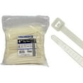 thumbnail image 1 of Kable Kontrol Clear Zip Ties - 8" Inch Long - Natural Nylon - 40 Lbs Tensile Strength - 1000 pc Pack - ct241, 1 of 6