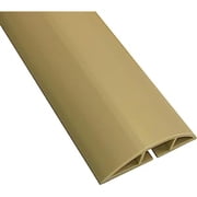 Kable Kontrol Floor Cord Cover kit - 6 Feet Long Tan PVC Cable Protector