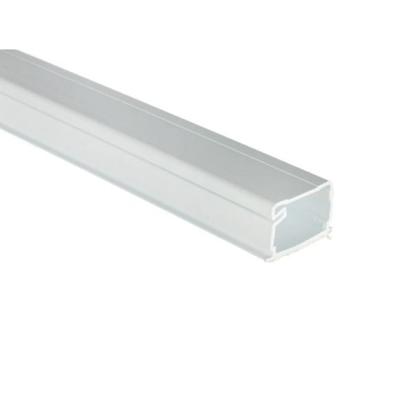Kable Kontrol Hinged Wall Cord Cover Cable Raceway - 2.5" W x 0.875" H - 60" Long - Paintable PVC - White