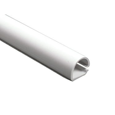 Kable Kontrol Rounded Wall Cord Cover Cable Raceway - 0.43" W x 0.5" H x 60" Long