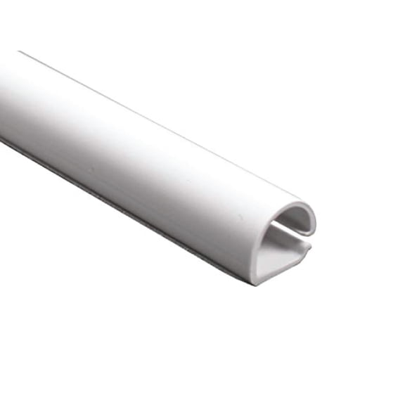 Kable Kontrol Rounded Wall Cord Cover Cable Raceway - 0.43" W x 0.5" H x 60" Long
