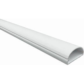 Kable Kontrol Smooth Mould Outdoor Cable Raceway Wire Conduit - 5' Length - 1.22" W x 0.5" H Channel