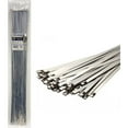 thumbnail image 1 of Kable Kontrol Stainless Steel Metal Zip Ties - 33" Long - 200 Lbs Tensile Strength - 100 pcs / Pack - ssct33, 1 of 6