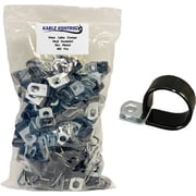 Kable Kontrol Steel Cable Clamps - 1/4" diameter - Vinyl Insulated - 100 Pcs