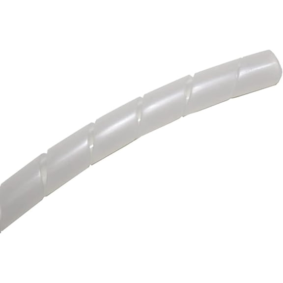 Kable Kontrol Vortex Spiral Wrap Tubing - 1/2" Inside Diameter - 100 Ft Length - Natural Polyethylene