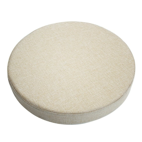 Kabnic 15" Round Seat Chair Stool Cushion Pad Foam Cushion Non Slip Soft and Comfortable Office Round Cushion, Washable