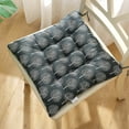 thumbnail image 1 of Kabnic 16" Chair Cushions Square Print Seat Cushion Thicken Chair Pads for Indoor, Dining Living Room, Kitchen, Office Chair, Den, Travel, 1 of 6