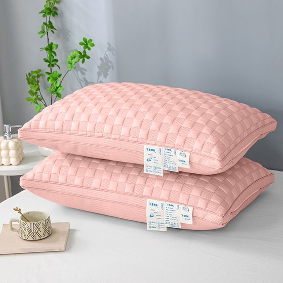 Kabnic 2 Pack Standard Size Bed Pillows, Hotel Luxury Cooling & Breathable Pillows, Down Alternative Gusseted for Side & Back Sleepers, Machine Washable