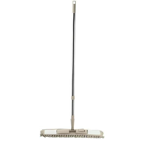 Kabnic 360° Rotating Microfiber Dust Mop - Hardwood Floor Mop with Stainless Steel Handle and Extension, for Home/Office Floor Cleaning