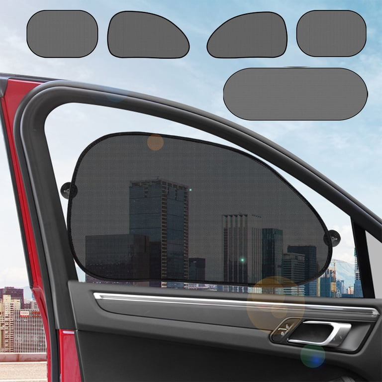 Car Side Window Sun Shade – 65x38cm UV Protection Cling Shade, Easy Install