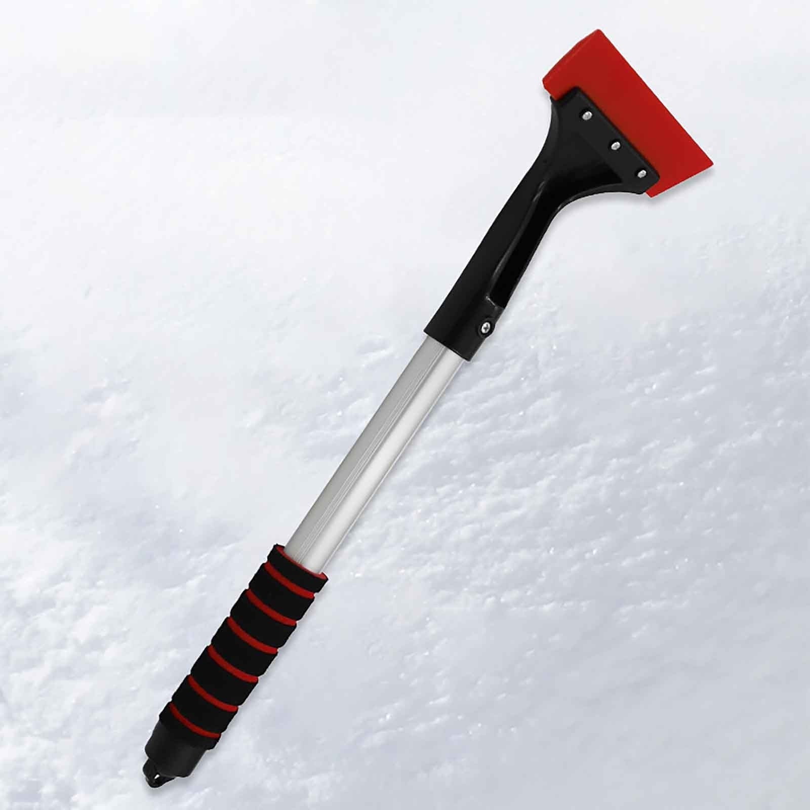 Motor Trend Winter Snow Brush, Broom with Extendable Handle