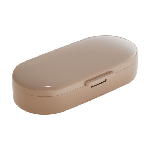 Kabnic Medicine Pill Organizer - Light-Proof Mini Pill Box, 6-Compartment Storage
