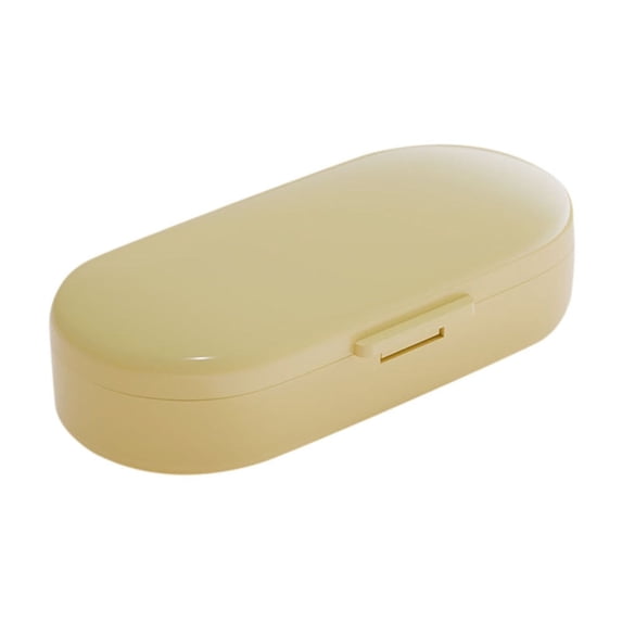 Kabnic Medicine Pill Organizer - Light-Proof Mini Pill Box, 6-Compartment Storage