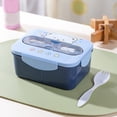 thumbnail image 1 of Fnyoxu Microwave Safe Lunch-Box, Leakproof Food Storage Container, Reusable Bento-Box For Meal Prep, Office, School & Picnics, 1 of 6