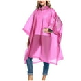 thumbnail image 1 of Kabnic Rain Ponchos for Adults - Reusable Heavy Duty Rainwear with Drawstring Hood, Survival Emergency Gear for Outdoor Adventures, 1 of 3