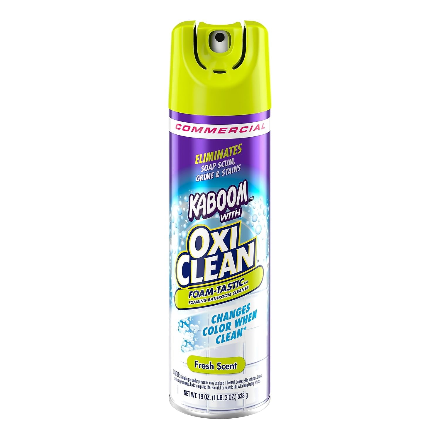 Foamtastic Bathroom Cleaner, Fresh Scent, 19 oz Spray Can, 8/Carton Foamtastic Bathroom Cleaner, Fresh Scent, 19 oz Spray Can, 8/Carton