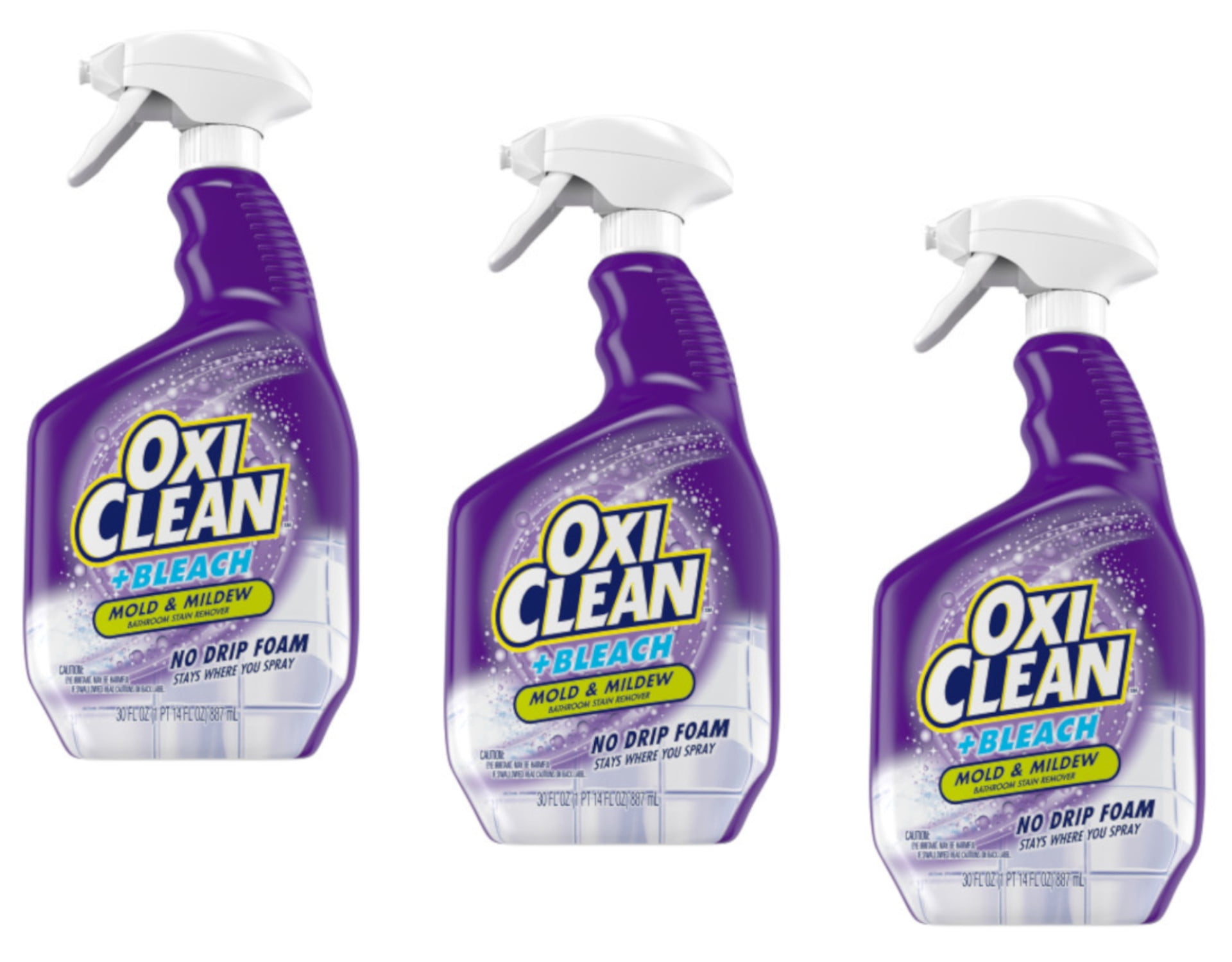 Kaboom Mold & Mildew Stain Remover with Bleach No Drip Foam, 30 oz. (Pack of 3)