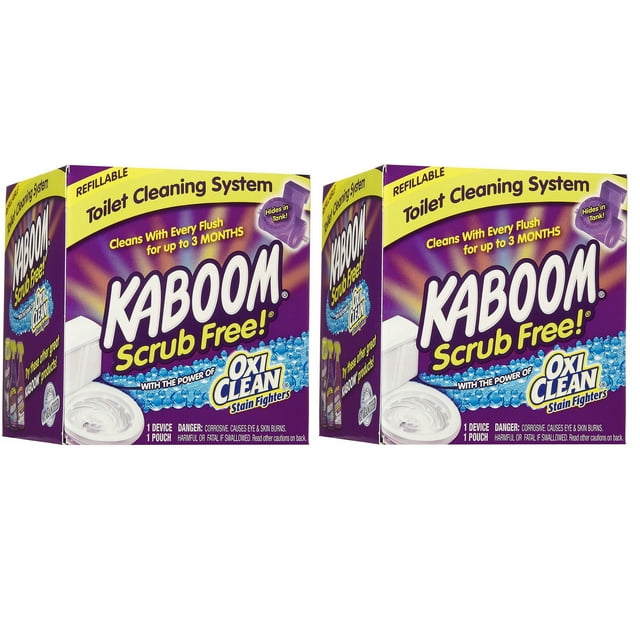 Kaboom Scrub Free! Continuous Clean Toilet Cleaning 2CT System