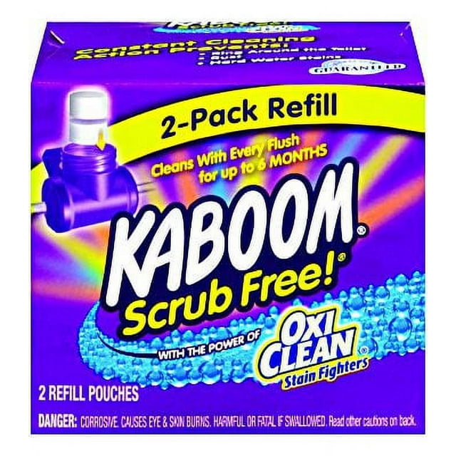 Kaboom Scrub Free! Continuous Clean Toilet Cleaning Refill 2 Pack