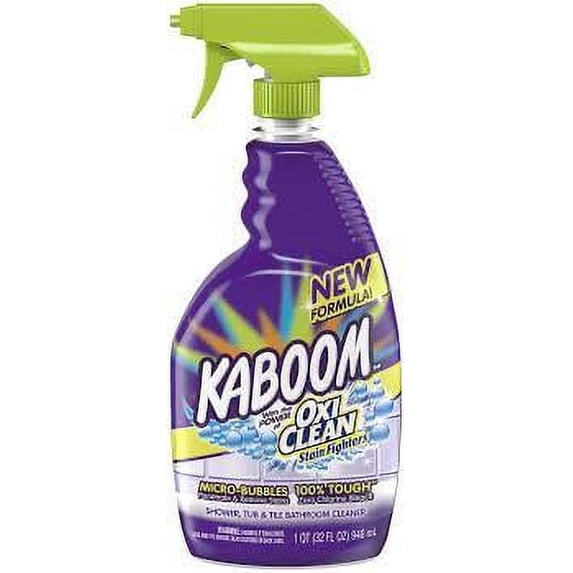 OxiClean Bathroom Cleaner Disinfecting Spray, Fresh Scent, Kills 99.9% of Bacteria and Viruses, Removes Soap Scum, 32 fl oz (Pack of 18)