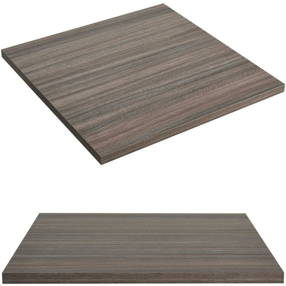 Kaboon 24x24 inch Square Table Top, Pack 2, Eucalyptus, TABLETOP2424B