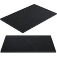 thumbnail image 1 of Kaboon 30x20 inch Universal Table Top, Pack of 2, Cloud Atlas/Black Marble, 1 of 6