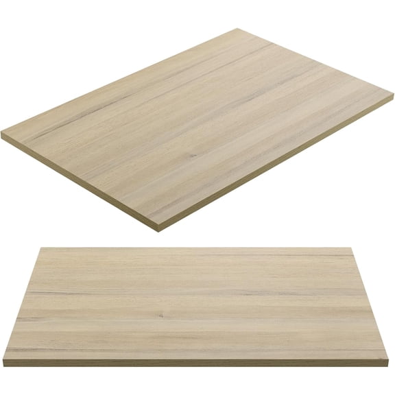 Kaboon 30x20 inch Universal Table Top, Pack of 2, Oak