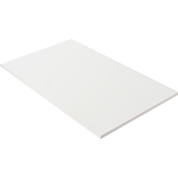 Kaboon 36x23.82 inch Universal Table Top, 1 inch Thick, White