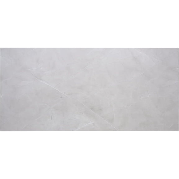 Kaboon 42x20 inch Universal Table Top, 1 inch Thick, White Rock