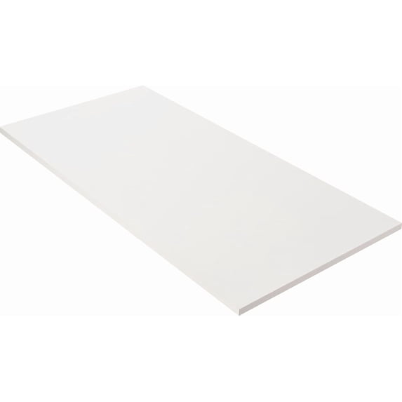 Kaboon 42x20 inch Universal Table Top, 1 inch Thick, White