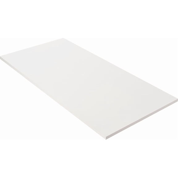 Kaboon 42x20 inch Universal Table Top, 1 inch Thick, White