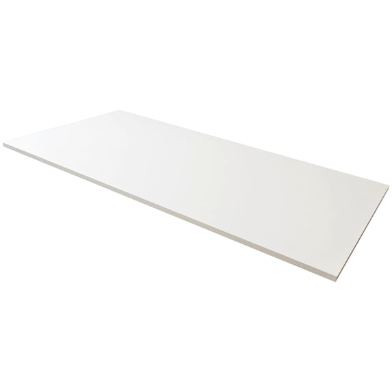 Kaboon 43x23.62 inch Universal Table Top, 1 inch Thick, White