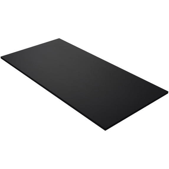 Kaboon 45x20 inch Universal Table Top, Black