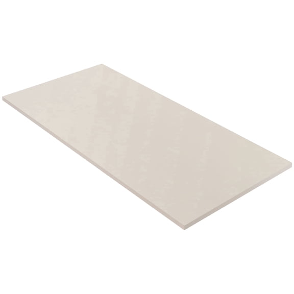 Kaboon 46x24 inch Universal Table Top, Beige Leather