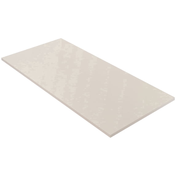 Kaboon 45.67x23.62 inch Universal Table Top, Beige Leather