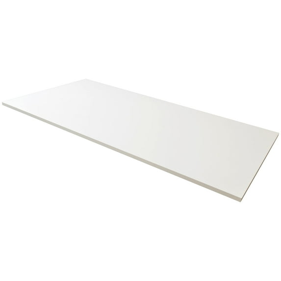 Kaboon 48x30 inch Universal Table Top, 1 inch Thick, Pack 1, White, TABLETOP4830B