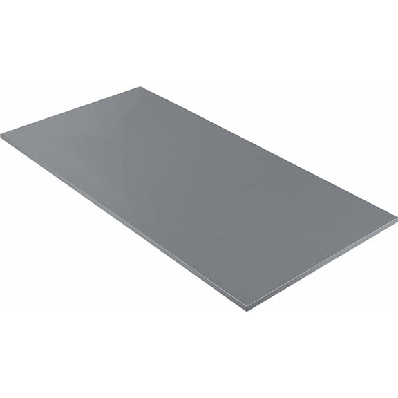 Kaboon 47.25x30 inch Universal Table Top, Pack 1, Rectangular, Grey