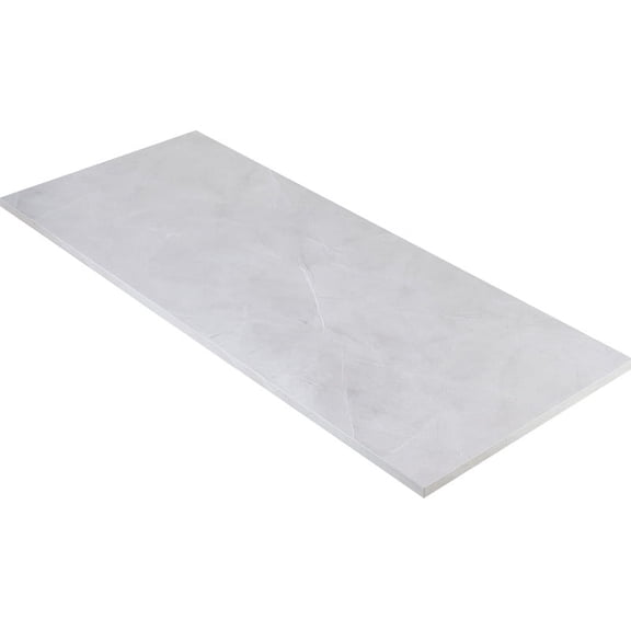 Kaboon 55x20 inch Universal Table Top, White Rock