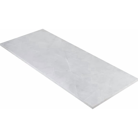 Kaboon 60x18 inch Table Top, White Rock