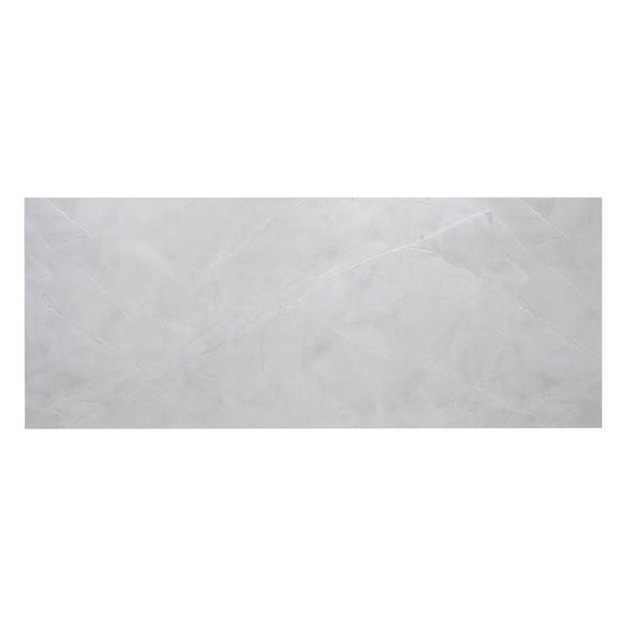 Kaboon 59.1x20 inch Universal Table Top, 1 inch Thick, White Rock