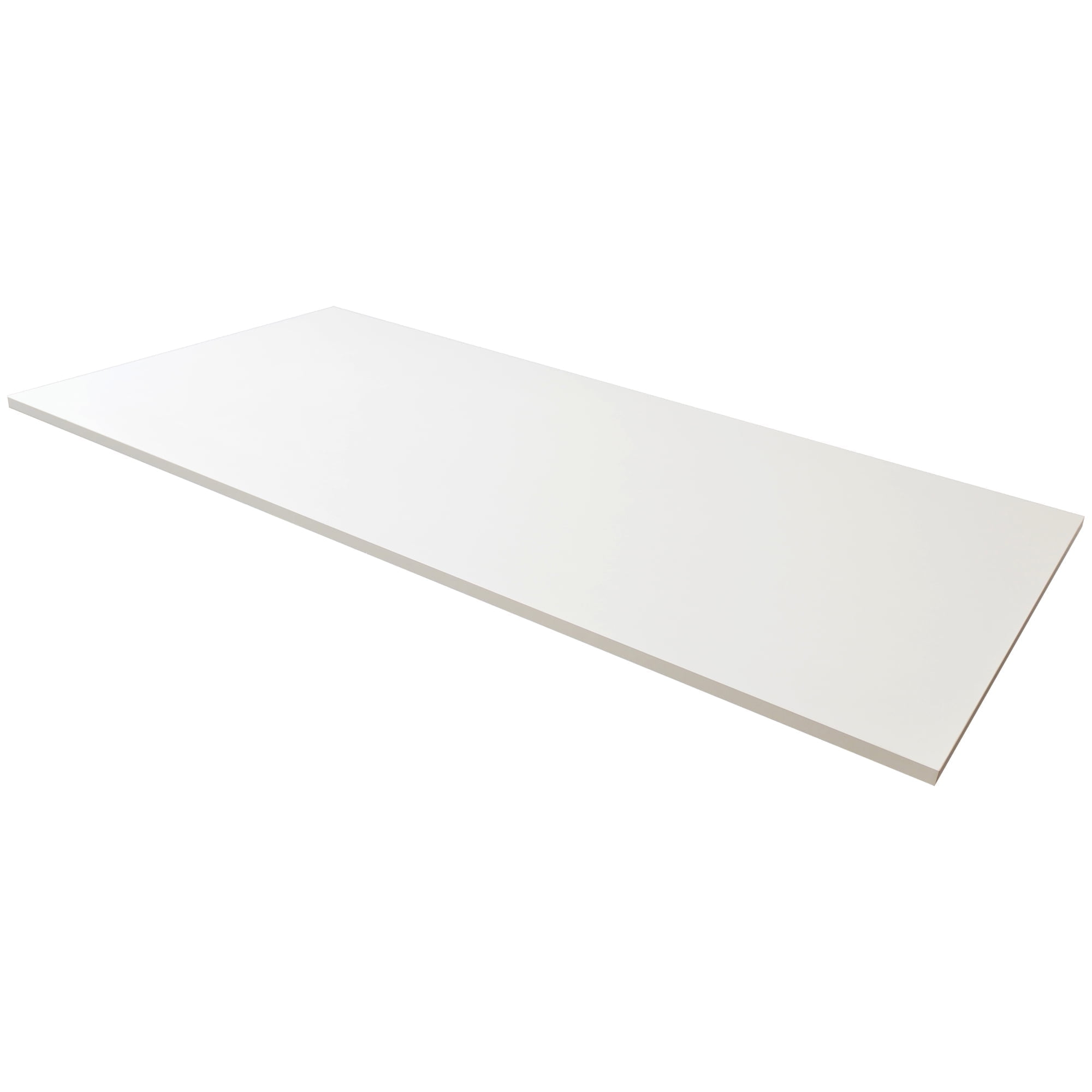 White 60x24 inch High-Pressure Laminate Tabletop