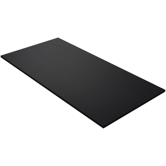 Kaboon 59.1x27.56 inch Universal Table Top, 1 inch Thick, Black