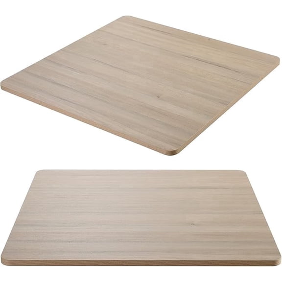 Kaboon Universal Table Top 36 x 36 inches Sqaure Pack of 2, Round corner, Oak