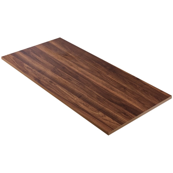 Kaboon 47.25x30 inch Universal Table Top, Pack 1, Rectangular, Dark Walnut